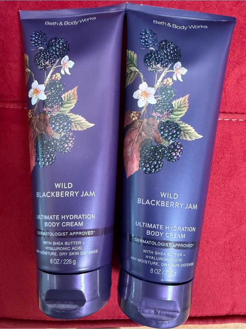 BBW 2pc Wild Blackberry Jam Body Cream